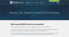 Desktop Screenshot of modxcloud.com