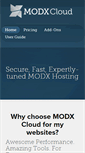 Mobile Screenshot of modxcloud.com